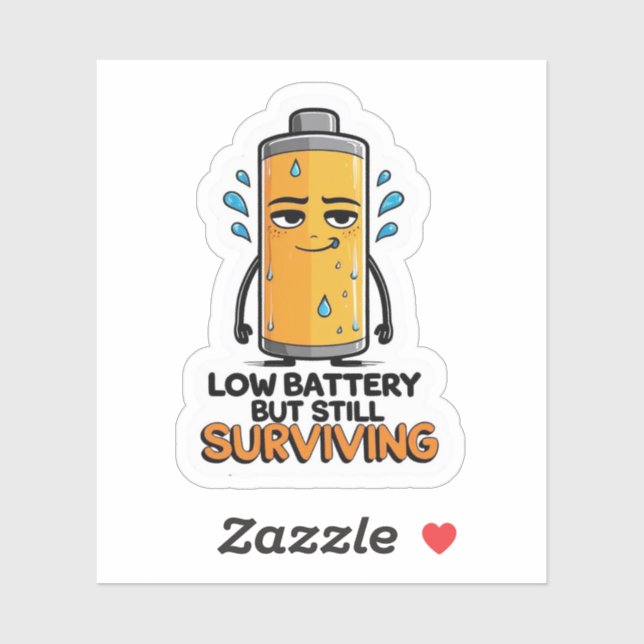 Lågt batteri klistermärken (Ark)