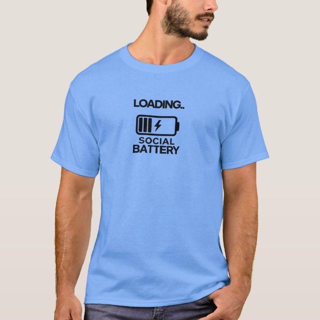 Lågt batteriläge: Aktiverat T Shirt (Framsida)