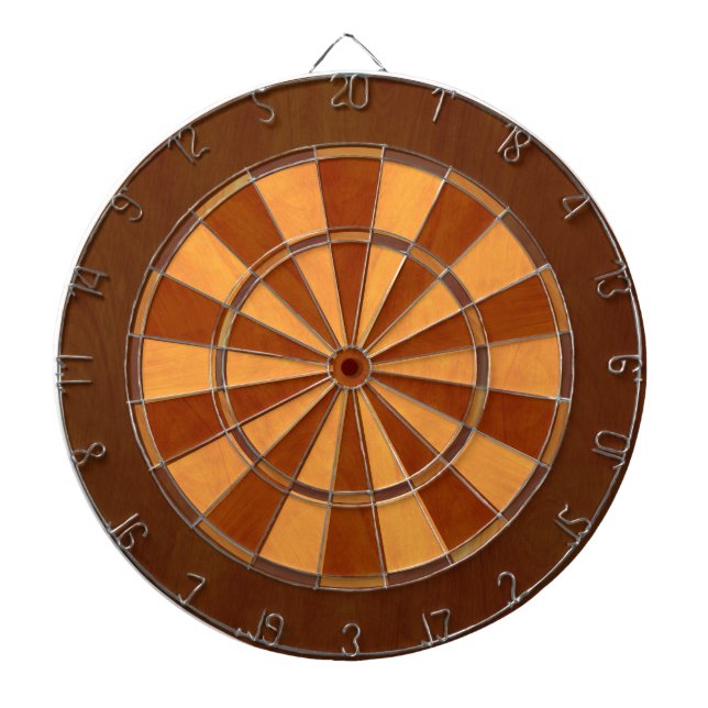 Lagt in Fauxträ Darttavla (Framsidan)