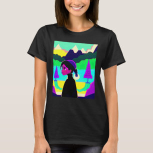 Lågteknisk hiphop chillhop lugna beats lofi-esteti t shirt