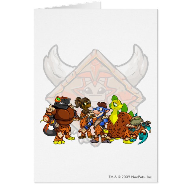 LagTyrannia grupp Hälsningskort (Framsidan)