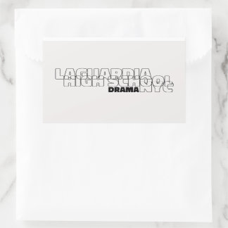 LaGuardia High School - Drama - Sticker Rektangulärt Klistermärke