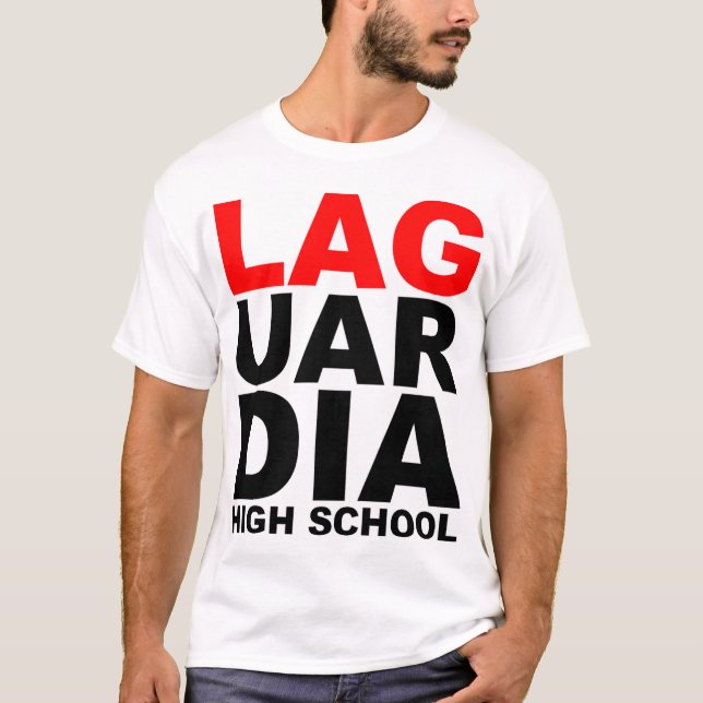 LaGuardia High School Tshirt T Shirt (Framsida)