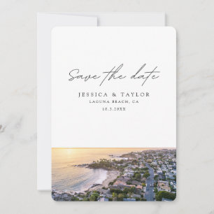 Laguna Beach Bröllop Spara Datum Inbjudningar