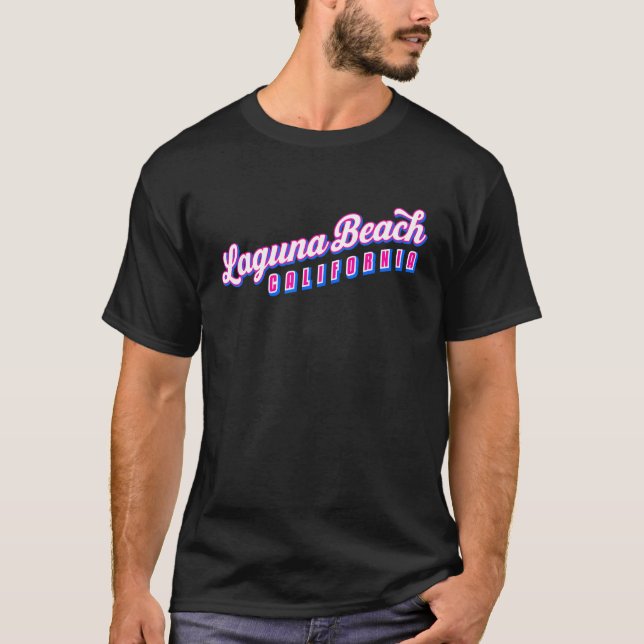 Laguna Beach CA T Shirt (Framsida)