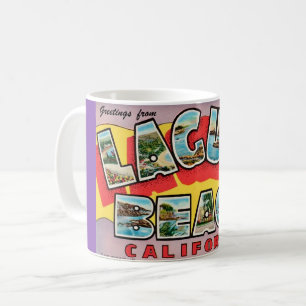 Laguna Beach CA vykort Kaffemugg