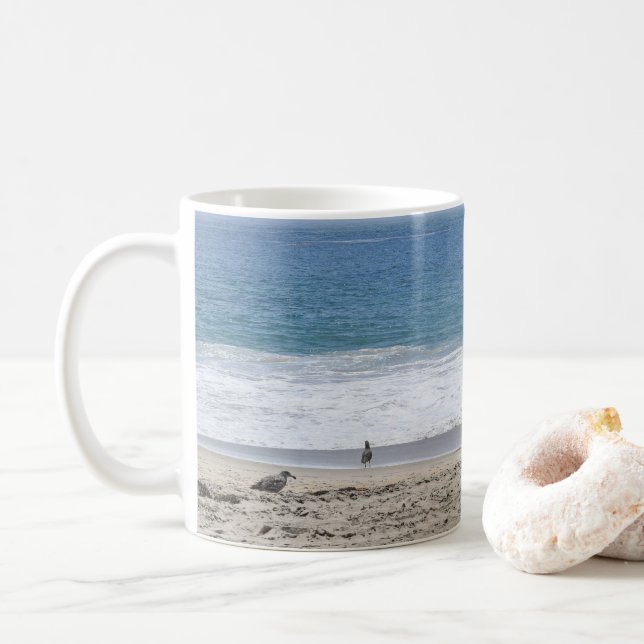 Laguna Beach California Kaffemugg (Med munk)