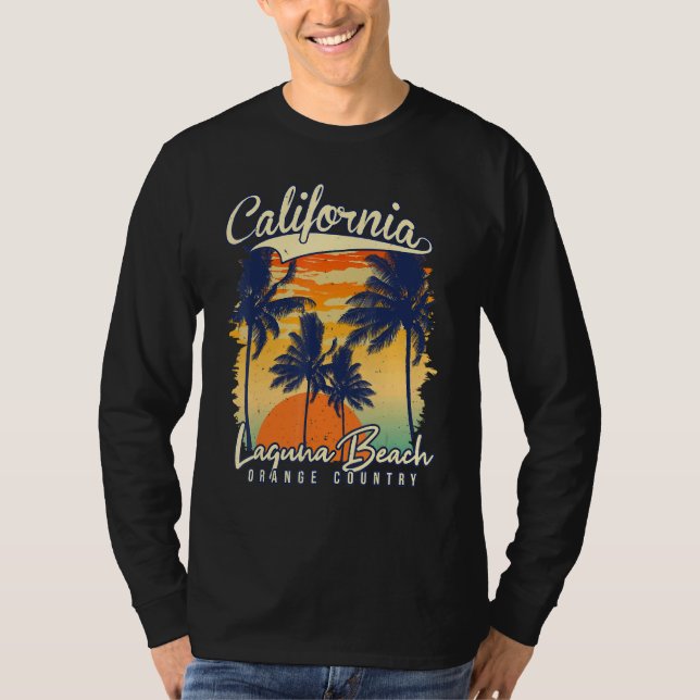 Laguna Beach California Orange County Laguna Bea T Shirt (Framsida)