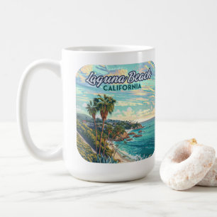 Laguna Beach California Orange County Vintage Kaffemugg