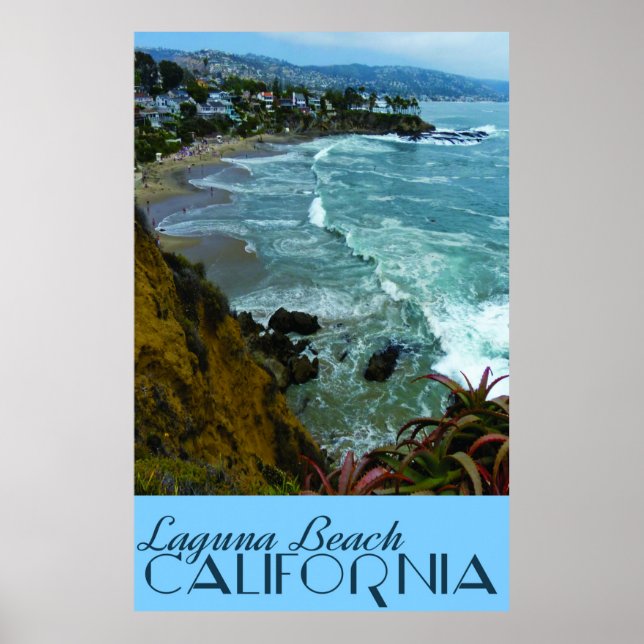 Laguna Beach California Poster (Framsidan)