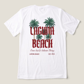 Laguna Beach California Surf Palms Grafisk T-Shirt