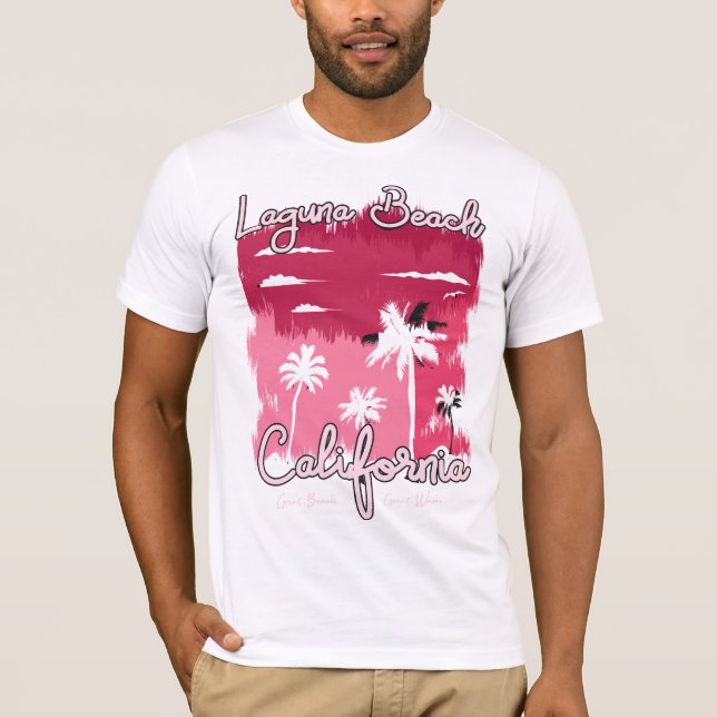 Laguna Beach California T Shirt (Framsida)