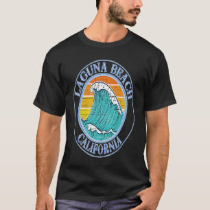 Laguna Beach California Vågar T Shirt