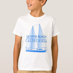 Laguna Beach Coastal Nautical Sailing Sailor T Shirt