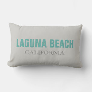 Laguna Beach Grått California Dekorativ kudde