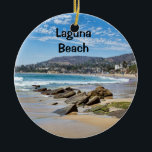 Laguna Beach Helgdag Julgransprydnad Keramik<br><div class="desc">Laguna Beach i Orange County är en av de mest populära stränderna i södra Kalifornien. Stranden är liten och tjock med konstbutiker och strandbutiker. Även en populär strand för att se delfiner och tidvatten i bassäng.</div>