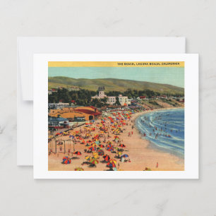 Laguna Beach, Kalifornien, 1940s View Vykort