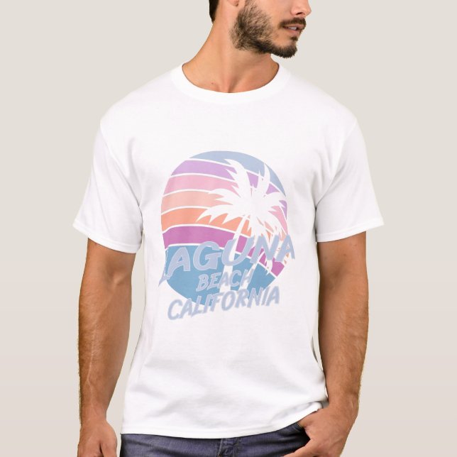 Laguna Beach Kalifornien T Shirt (Framsida)