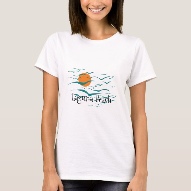 Laguna Beach Kalifornien T Shirt (Framsida)