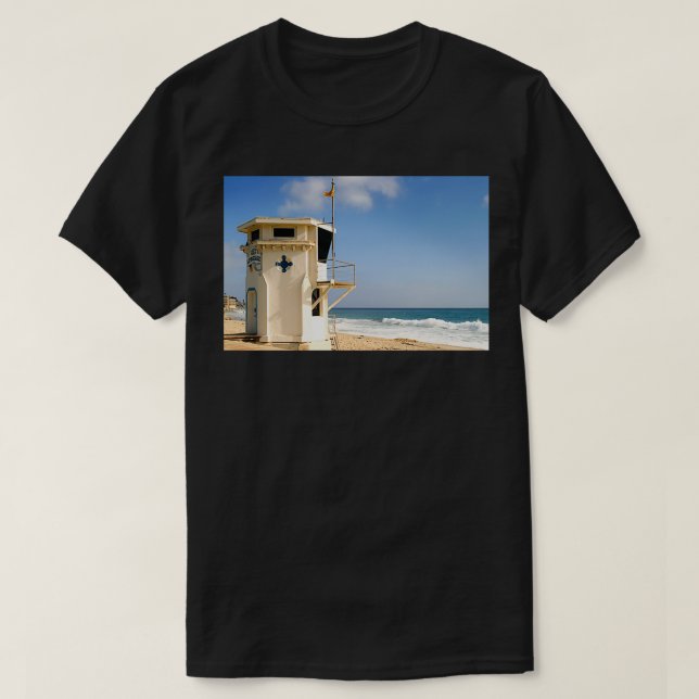 Laguna Beach Lifeguard Torn T Shirt (Design framsida)