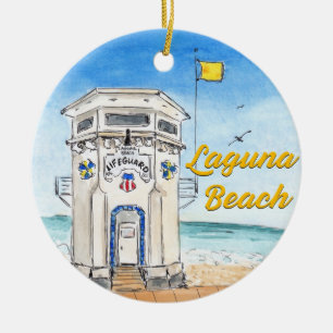 Laguna Beach Livräddartorn Ornament