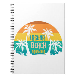 Laguna Beach Retro Anteckningsbok