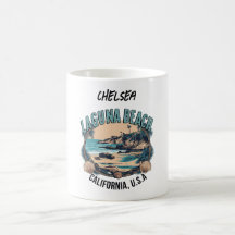 Laguna Beach Retro Vignette Personlig