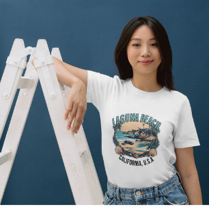 Laguna Beach Retro Vignette T Shirt