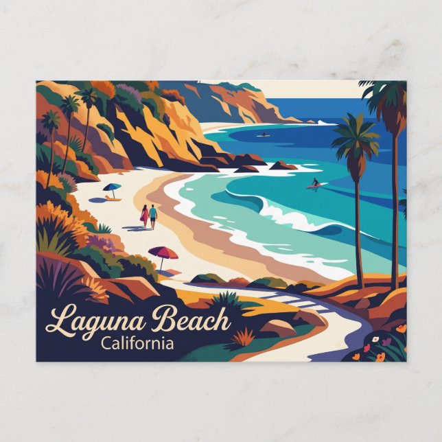 Laguna Beach USA Vykort (Framsida)