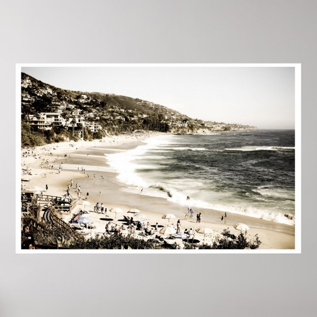 Laguna Beach Vintage Poster (Framsidan)