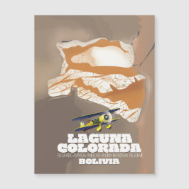 Laguna Colorada Bolivia Salvia sjö resepresentatio