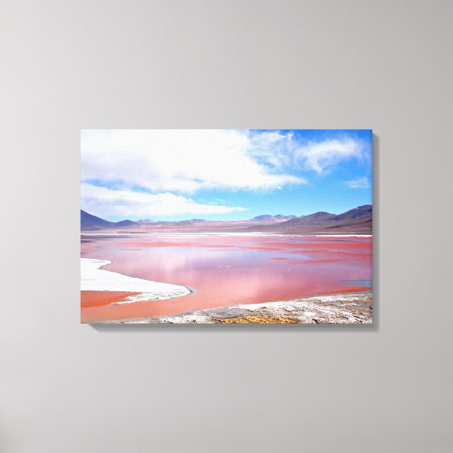 Laguna Colorada canvastryck (Framsida)