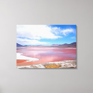 Laguna Colorada kanvastryck