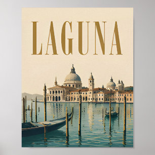 Laguna Crystal Coast Konstverk Poster