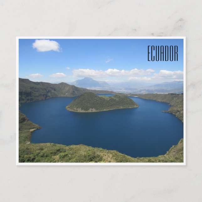 Laguna cuicocha vykort (Framsida)
