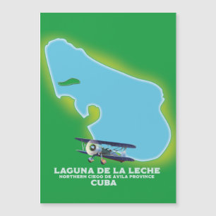 Laguna de la Leche Cuba sjö karta