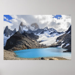 Laguna De Los Tres, Los Glaciares nationalpark Poster