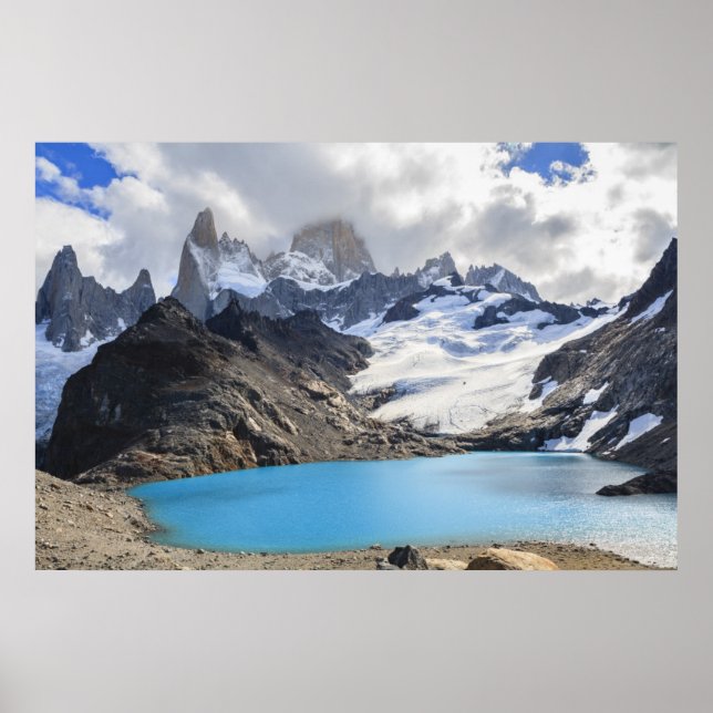 Laguna De Los Tres, Los Glaciares nationalpark Poster (Framsidan)