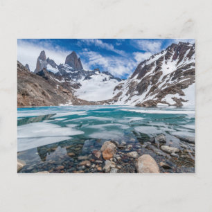 Laguna De Los Tres och montering Fitzroy Vykort