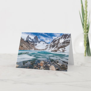 Laguna de Los Tres och Mount Fitzroy Kort