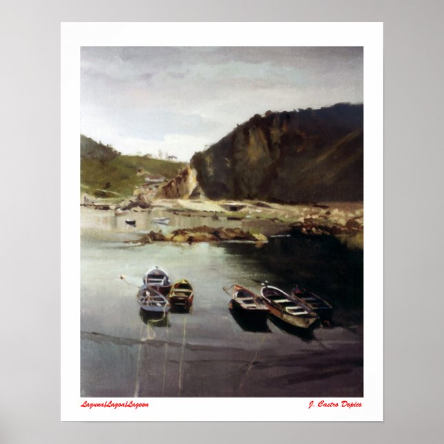 Laguna/Lagoa/Lagunen Poster (Framsidan)