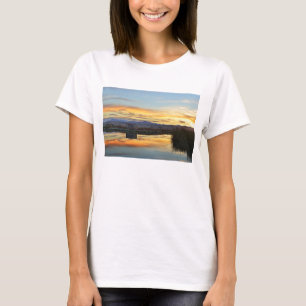 Laguna Nimez solnedgång, El Calafate, Argentina T Shirt