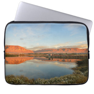 Laguna Nimez solnedgång, El Calafate Laptop Sleeve