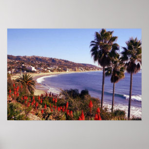 Laguna strand Kalifornien, eff01 Poster