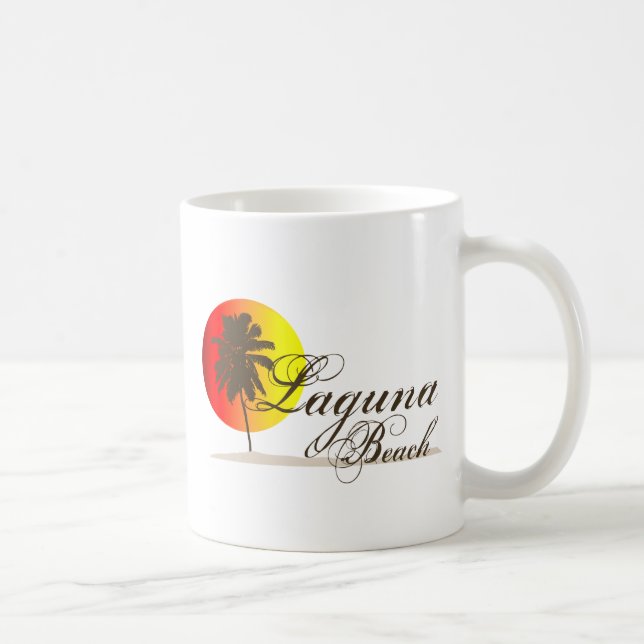 Laguna strand Kalifornien Kaffemugg (Höger)