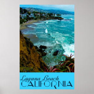 Laguna strand Kalifornien Poster
