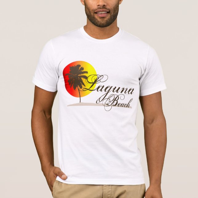 Laguna strand Kalifornien Tee (Framsida)