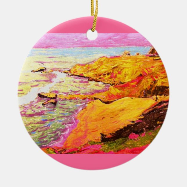 laguna strandcove julgransprydnad keramik (Framsidan)