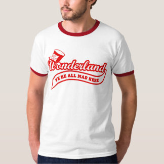 Lagunderland: (Röd) tokig Hatter, T Shirt