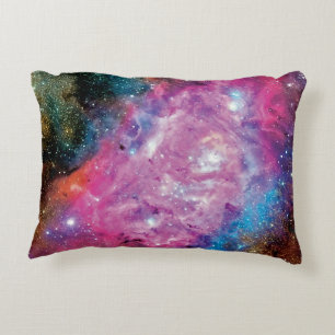 Lagunemissionnebulosa Interstellär moln Foto Prydnadskudde